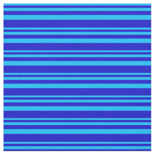 Tela Patrón de líneas azul y azul del cielo profundo