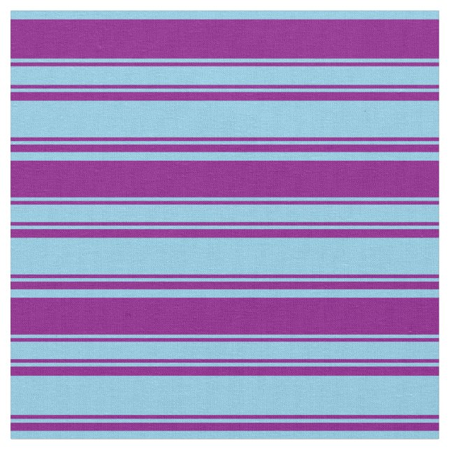 Tela Patrón de líneas azul y morado (De cerca)