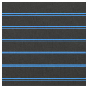 Tela Patrón de líneas azul y negro