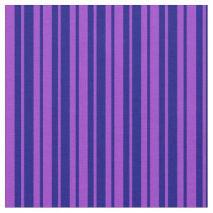 Tela Patrón de líneas azul y orquídeas oscuras