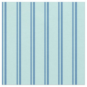Tela Patrón de líneas azul y turquesa