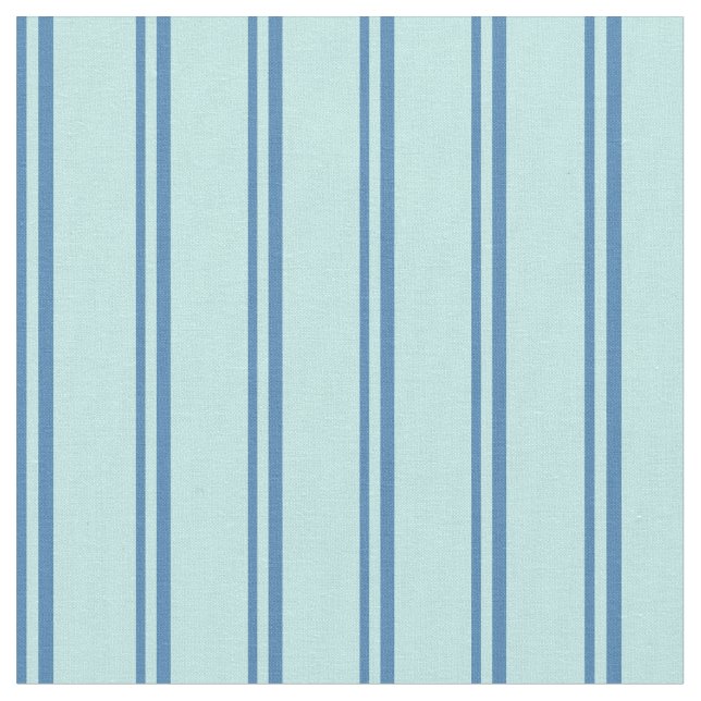 Tela Patrón de líneas azul y turquesa (De cerca)
