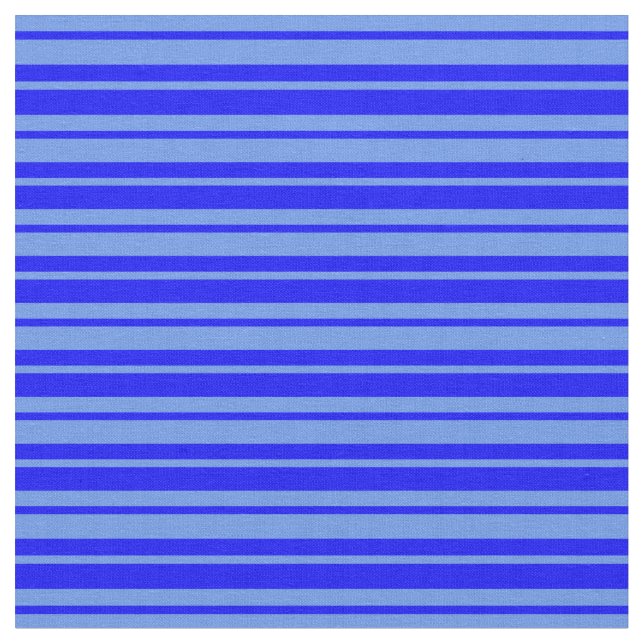 Tela Patrón de líneas azules de flor azul (De cerca)