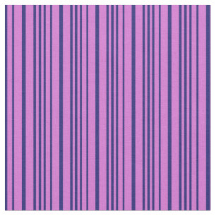 Tela Patrón de líneas azules orquídeas y medianoche