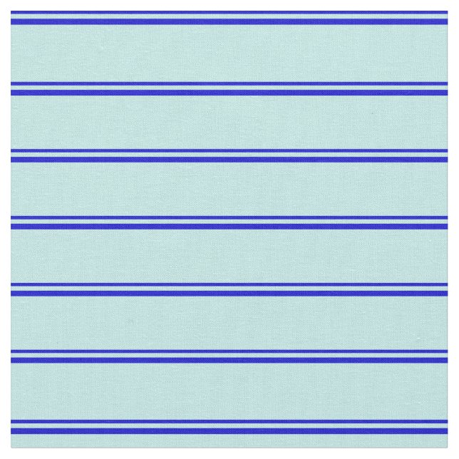 Tela Patrón de líneas/bandas azul y turquesa (De cerca)