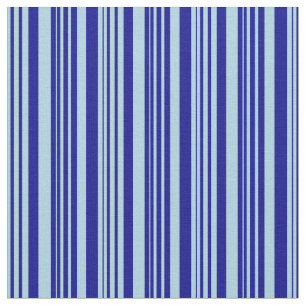 Tela Patrón de líneas/bandas azules oscuras y azules