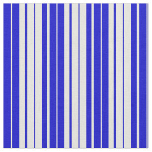 Tela Patrón de líneas/bandas de color azul y beige