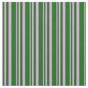 Tela Patrón de líneas/bandas de color verde oscuro y ci