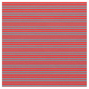 Tela Patrón de líneas de color gris rojo y pizarra