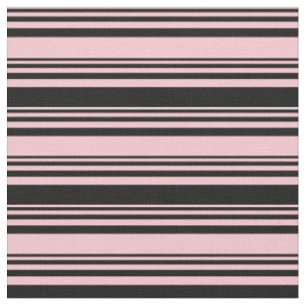 Tela Patrón de líneas de color rosa y negro
