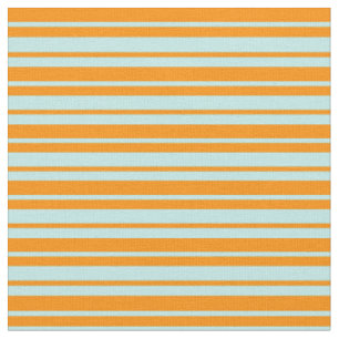 Tela Patrón de líneas de color turquesa y Naranja oscur