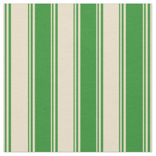 Tela Patrón de líneas de color verde de Tan y Bosque