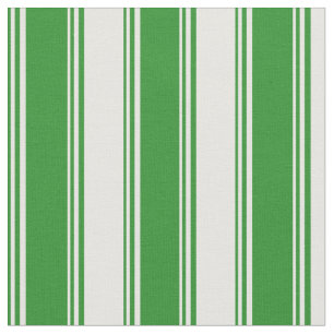 Tela Patrón de líneas de color verde y blanco