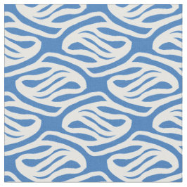 Tela Patrón de líneas de onda acuática del tema náutico