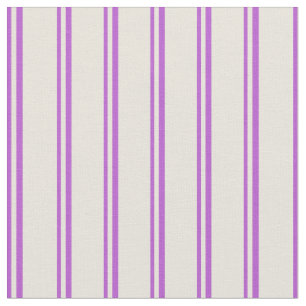 Tela Patrón de líneas de orquídeas y pekinesas/rayas