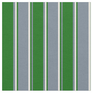 Tela Patrón de líneas gris pizarra, verde oscuro y beig
