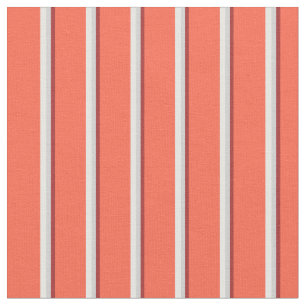 Tela Patrón de líneas marrón, gris claro, blanco y rojo