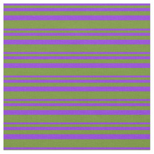 Tela Patrón de líneas moradas y verdes