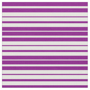 Tela Patrón de líneas morado y blanco