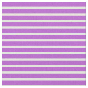 Tela Patrón de líneas orquídeas y blancas