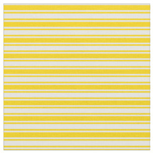 Tela Patrón de líneas/rayas de color amarillo y blanco