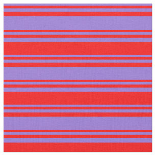 Tela Patrón de líneas/rayas moradas y rojas