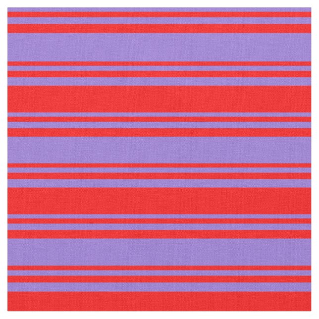 Tela Patrón de líneas/rayas moradas y rojas (De cerca)