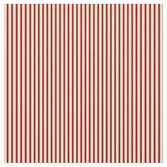 Tela Patrón de líneas rojas/franjas de Tan y Oscuras (De cerca)