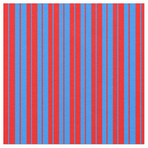 Tela Patrón de líneas rojas y azules/rayadas