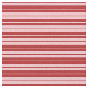 Tela Patrón de líneas rojas y rosas/rayas