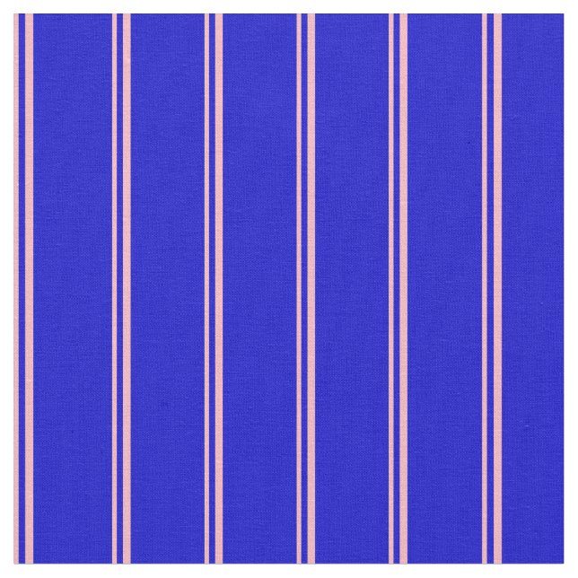 Tela Patrón de líneas rosadas y azules/rayas (De cerca)