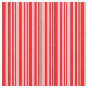 Tela Patrón de líneas rosadas y rojas claras