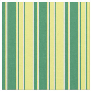 Tela Patrón de líneas verdes beige, amarillo y marino