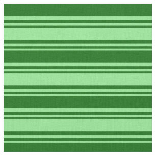 Tela Patrón de líneas verdes claras y oscuras