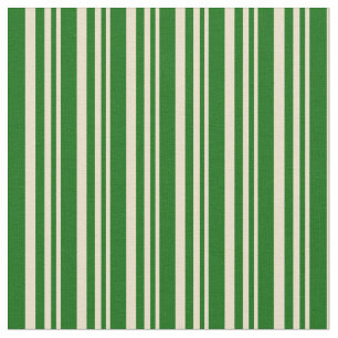 Tela Patrón de líneas verdes oscuras y de Tan