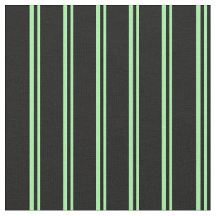 Tela Patrón de líneas verdes y negras