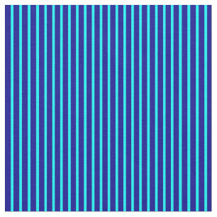 Tela Patrón de lino azul ciano y oscuro