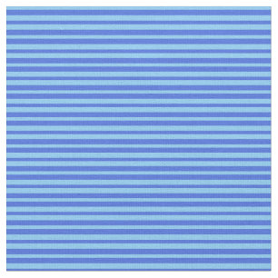 Tela Patrón de lino azul cielo claro y azul real