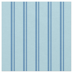 Tela Patrón de lino azul y azul claro