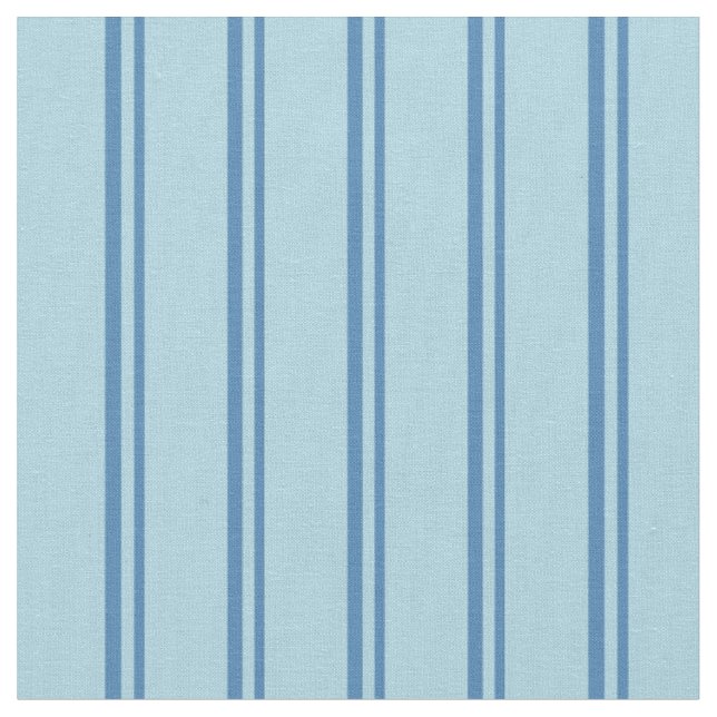 Tela Patrón de lino azul y azul claro (De cerca)