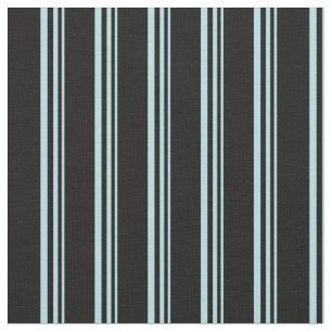 Tela Patrón de lino azul y negro en polvo