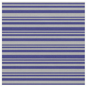 Tela Patrón de lino gris oscuro y azul oscuro
