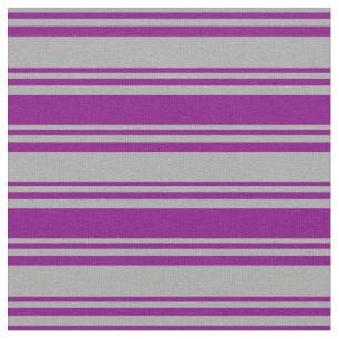 Tela Patrón de lino gris oscuro y morado