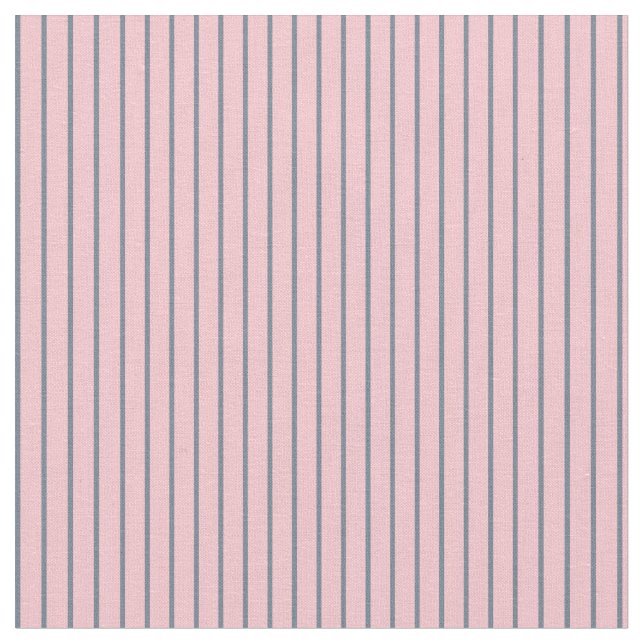 Tela Patrón de lino gris y rosa pizarra (De cerca)