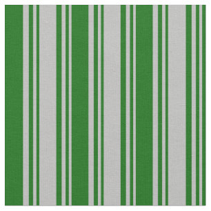 Tela Patrón de lino gris y verde oscuro