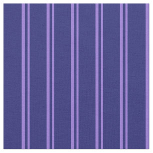 Tela Patrón de lino morado y azul de medianoche
