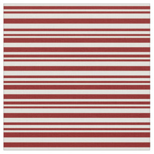 Tela Patrón de lino/rayado amarillo liviano y marrón