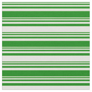 Tela Patrón de lino verde y amarillo claro