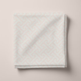 Tela Patrón de Llave Griega Rosa Sonrojado