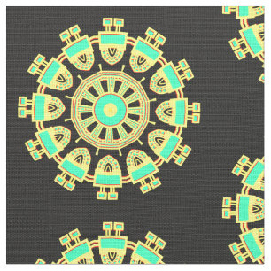 Tela Patrón de Mandala 110714(01)